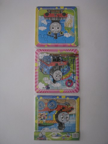 Set of 3 board puzzles-Train